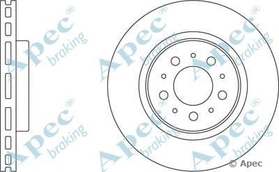 APEC BRAKING dsk2050 -  Тормозной диск